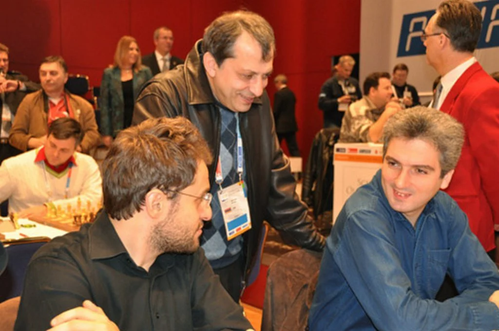 Vladimir Akopian with Arshak Petrosian, Levon Aronian